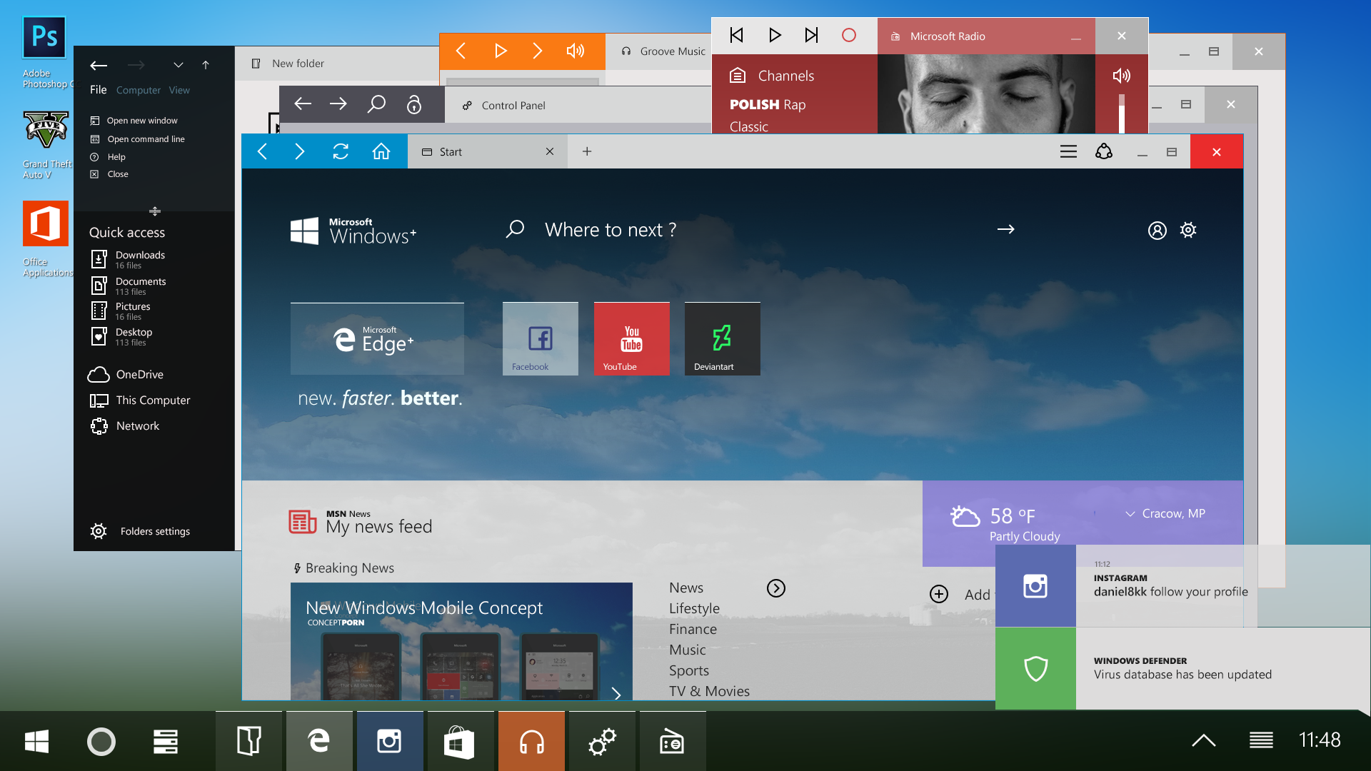 Windows+ Concept by danielskrzypon on DeviantArt