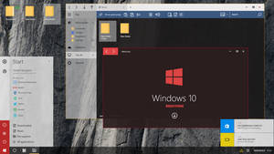 Windows 10 Redstone - Concept (Modern Start-Slim)