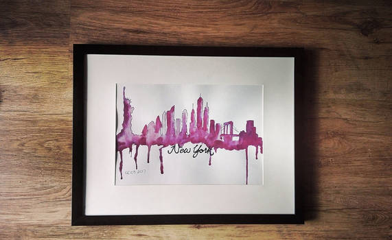 NYC in watercolors :)