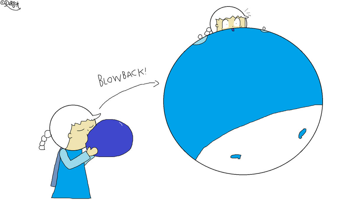 Frozen Inflation Deviantart Elsa accidentally gets Inflated by Blowing Back. by eliscristiane2012 ...