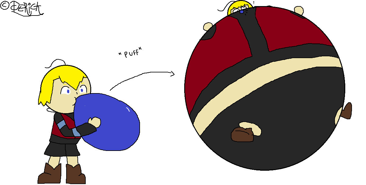 a Male Protagonist gets Inflated by a Blowback! by eliscristiane2012 on ...