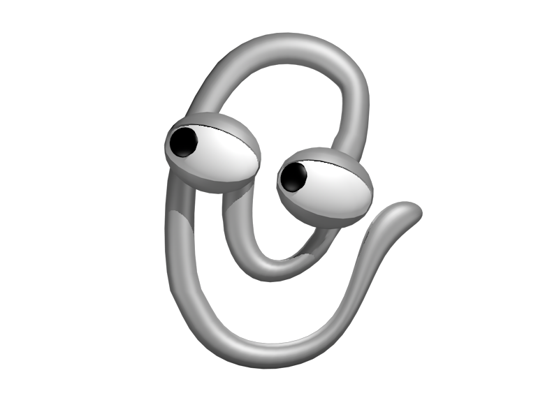 Clippy Move Clippy 1999 Render/Gif (Fanmade) by eliscristiane2012 on DeviantArt
