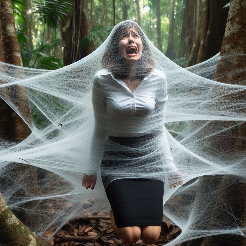 Trapped In Trapped lady by DamselGrab on DeviantArt