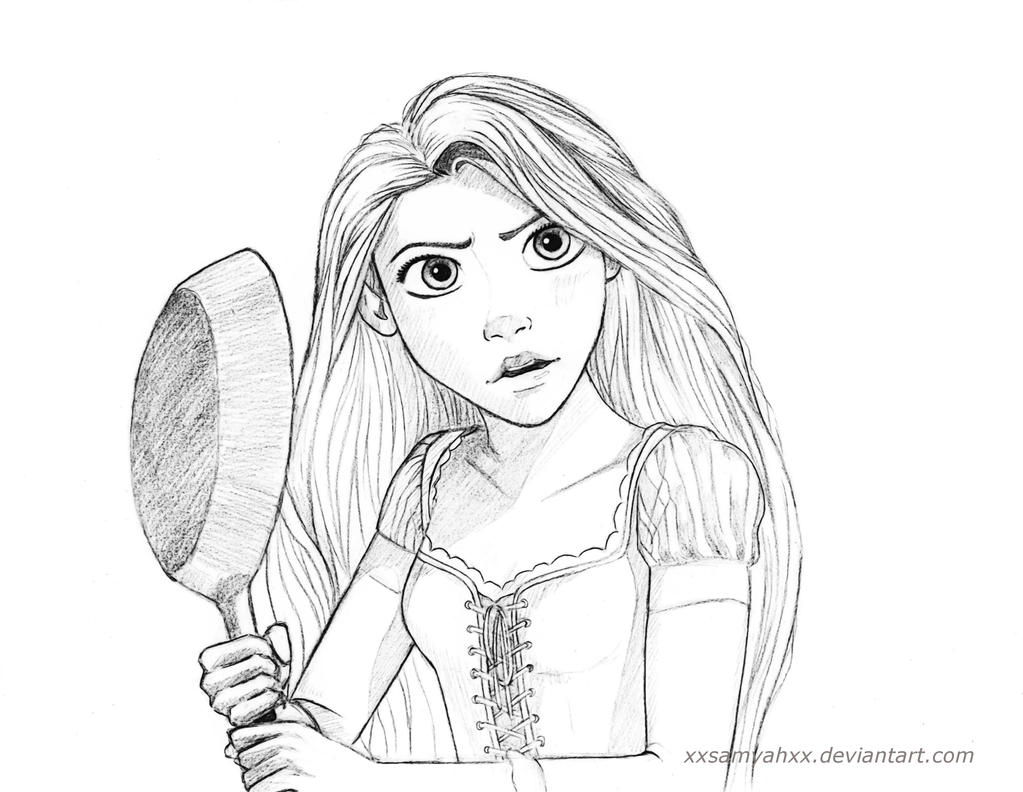 Rapunzel sketch