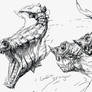 Bull Dragon Sculpt Sketches