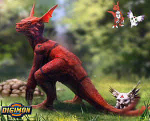 Digimon: Guilmon and Calumon