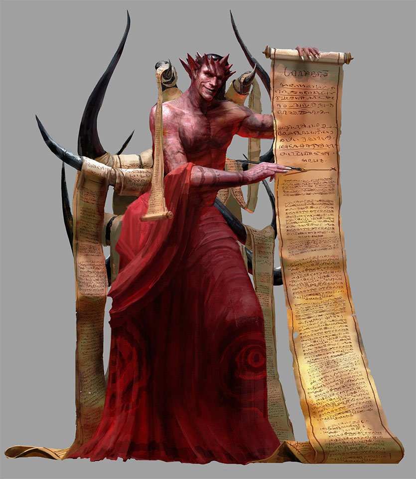 Pathfinder Contract Devil by LindseyWArt on DeviantArt