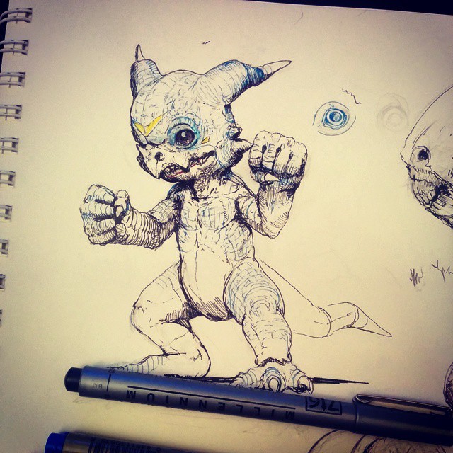 Veemon Sketch