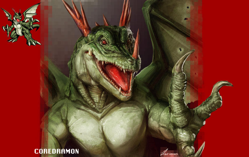Digimon CoreDramon By LindseyWArt On DeviantArt digimon-coredramon-by-lindseywart-on-deviantart