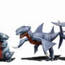 Pokemon: Gible, Gabite, and Garchomp