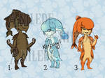 .:Zora Babies Set 2:. Adopt Auction 2/3 OPEN by Anilede