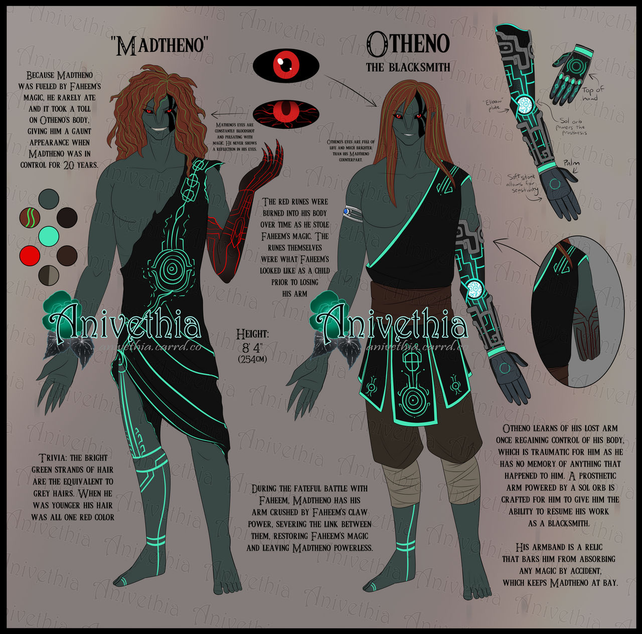 Twili OC: Otheno and Madtheno