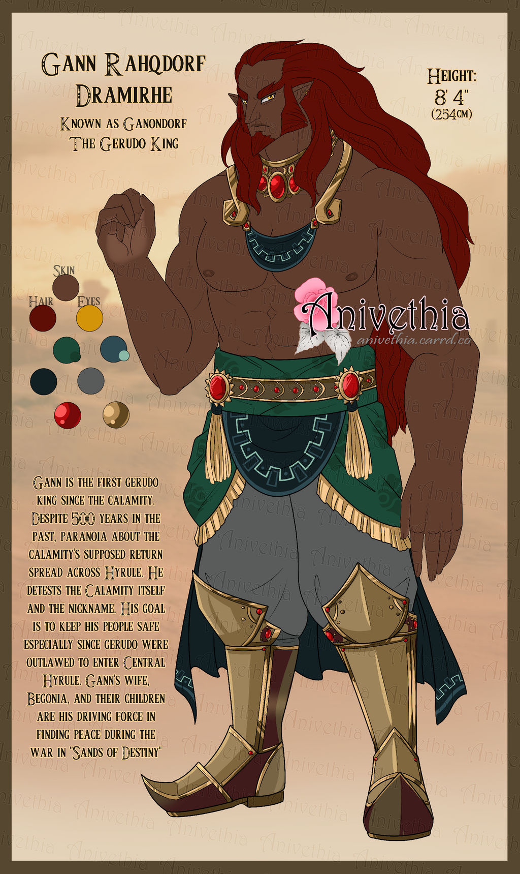 Gerudo OC: Gann Rahqdorf Dramirhe