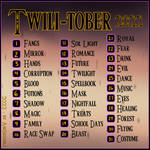 Twili-tober 2022 Prompts by AniBegonia
