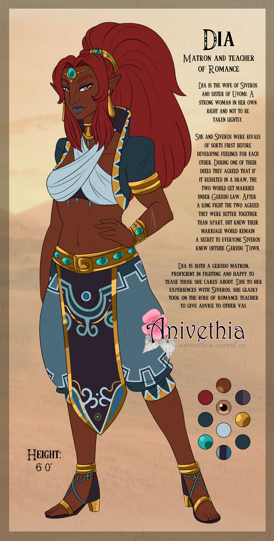 Gerudo OC: Matron Dia