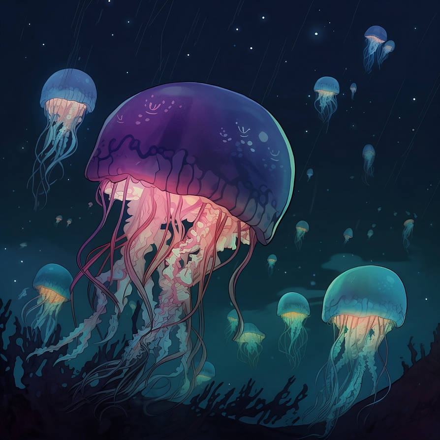 Cosmic Redfish Cosmic Jellyfish by NewSpice2 on DeviantArt
