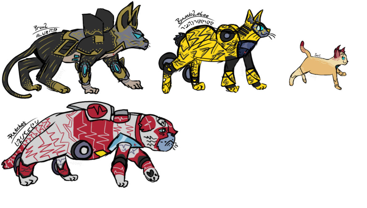 Transformers:Animated as robo-cats 1 by SoNnigTagen on DeviantArt