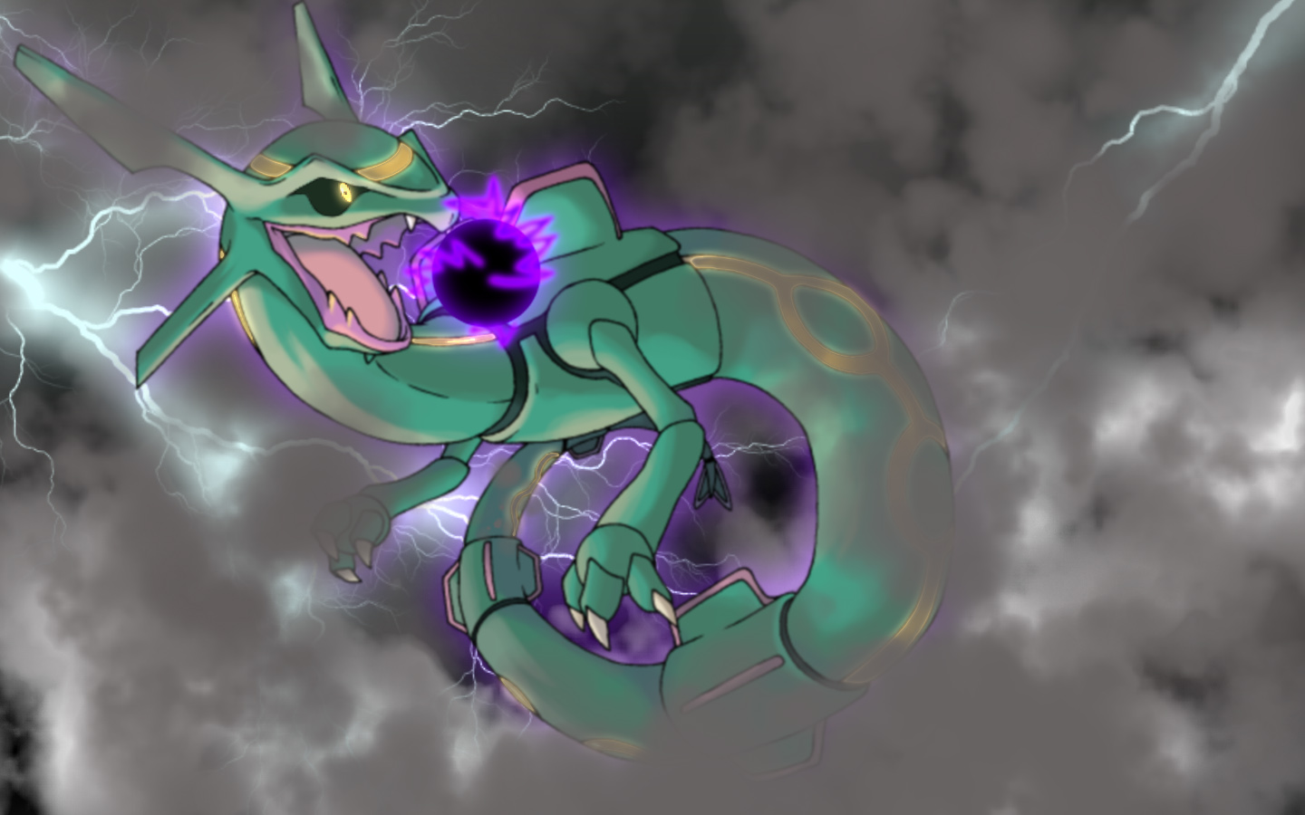 Shiny Mega Rayquaza  Dragon Ascent by ishmam on DeviantArt