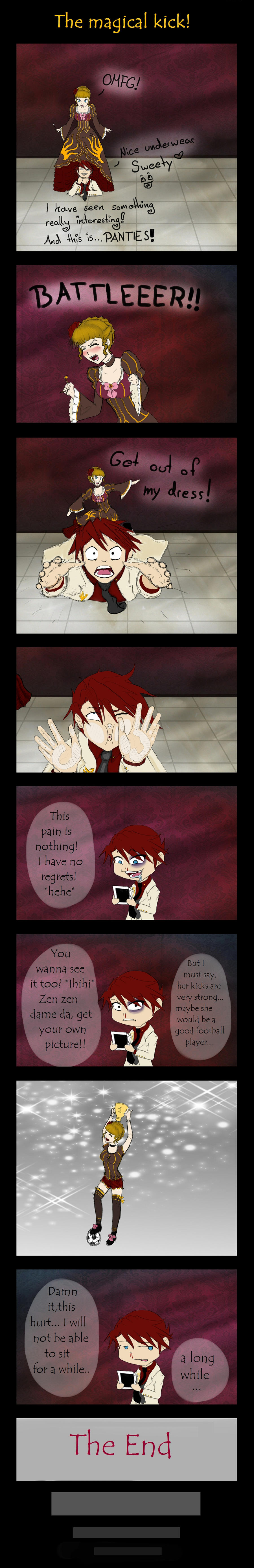 The magical kick by TheMystiqueStarlight on DeviantArt