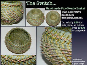 Pine Needle Basket by Arboris-Silvestre Pine Needle Basket by Arboris-Silvestre