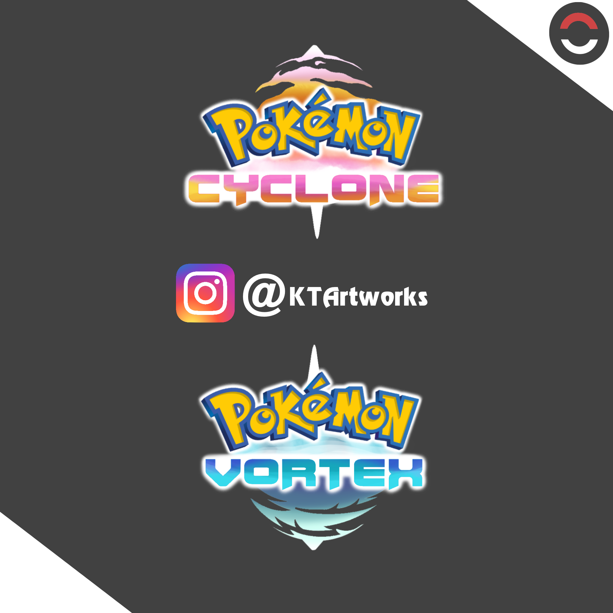 Pokemon Cyclone and Pokemon Vortex Logos by KniTijs on DeviantArt