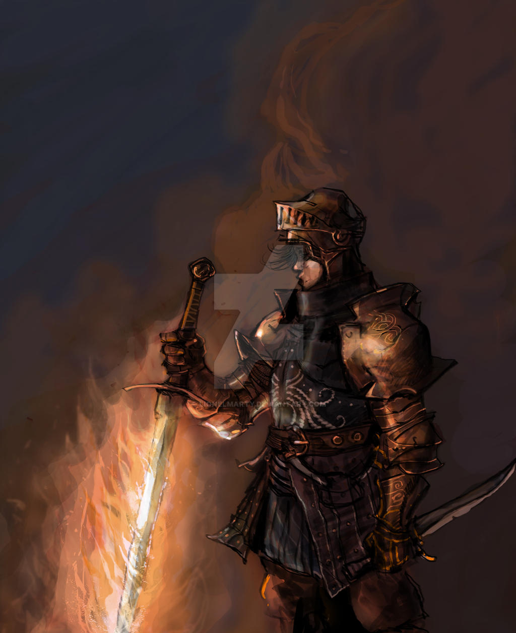 Ultrafire Knight Fireknight by lionelmarty on DeviantArt