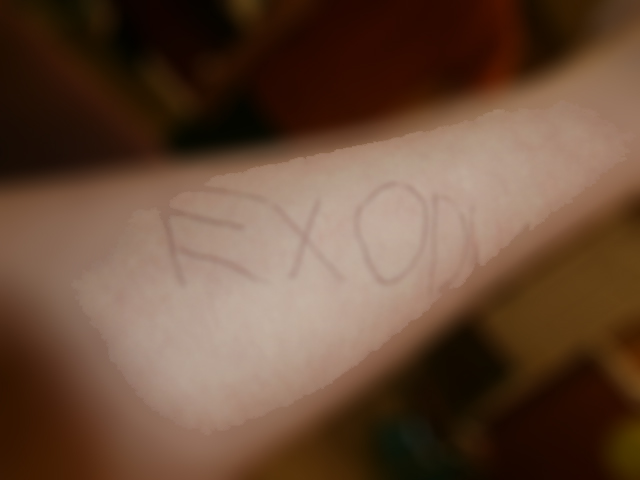 Exodvs on my arm
