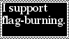 Flag Burning Stamp