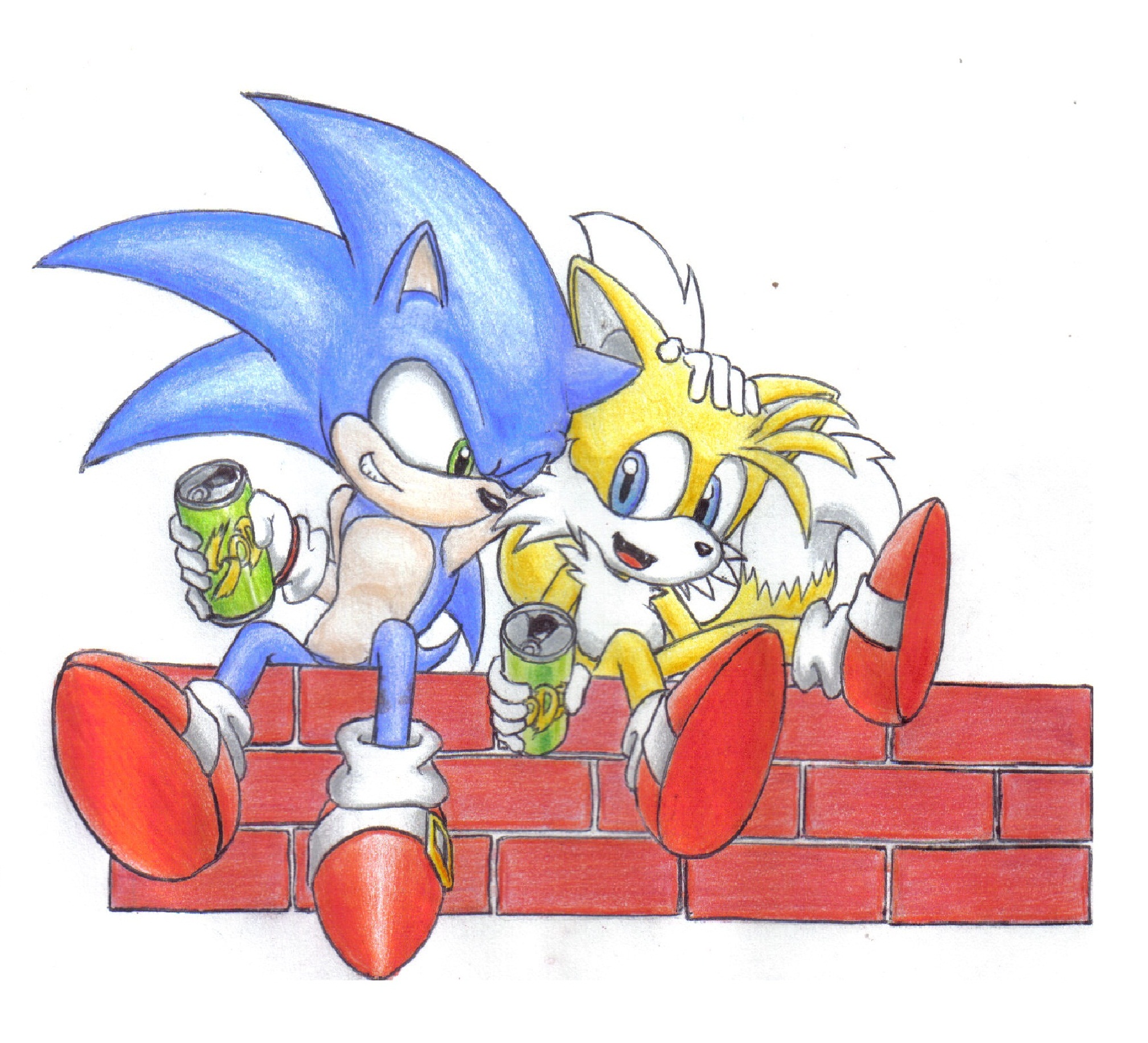 Sonic and Tails...Friends forever