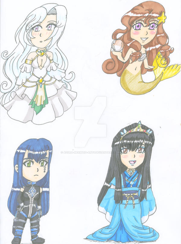 Chibi work 4 by Azura-Mermaid-Arts on DeviantArt