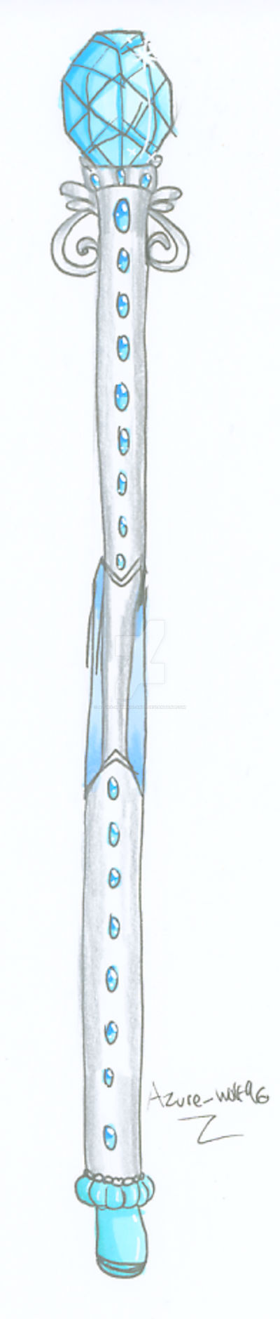 Zurina's staff by Azura-Mermaid-Arts on DeviantArt