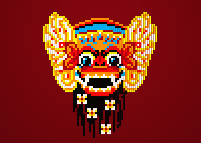 Pixel Barong Bali