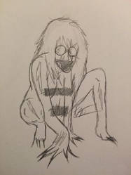 ||Creepypasta OC||Unknown  Species||Sketch||