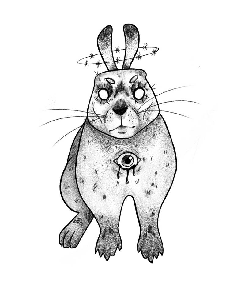 Bored Rabbit Deviantart Rabbit by Hiroink on DeviantArt