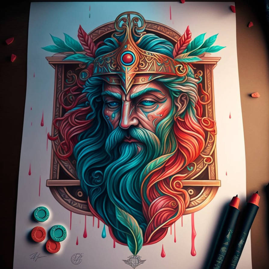 Brincarsd Tattoo Design For Zeus Full Color Neotra by denisskullnox on ...