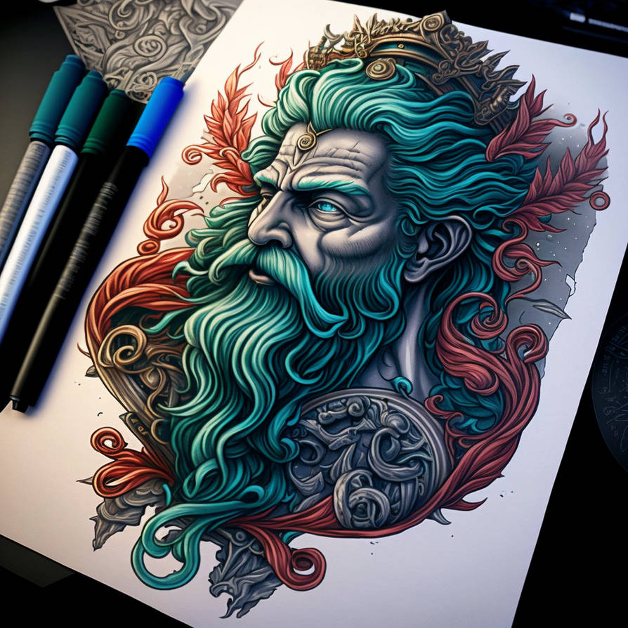 Brincarsd Tattoo Design For Zeus Full Color Neotra by denisskullnox on ...