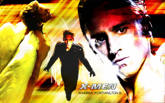 X-MEN - WARREN WORTHINGTON III/ANGEL WALLPAPER 02