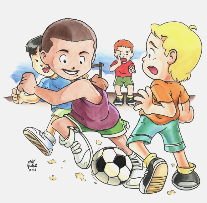 Soccer - Child Style by the8headed