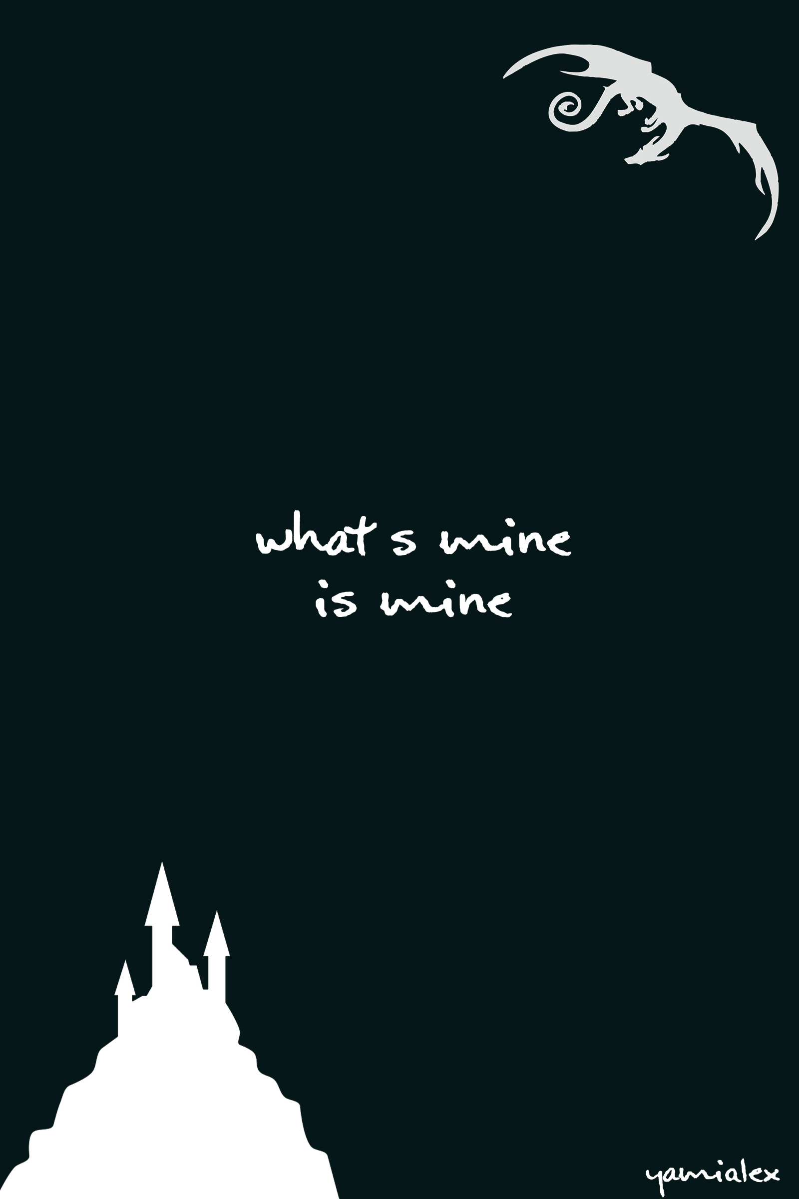 What's Mine Is Mine (Fanfic Book Cover)