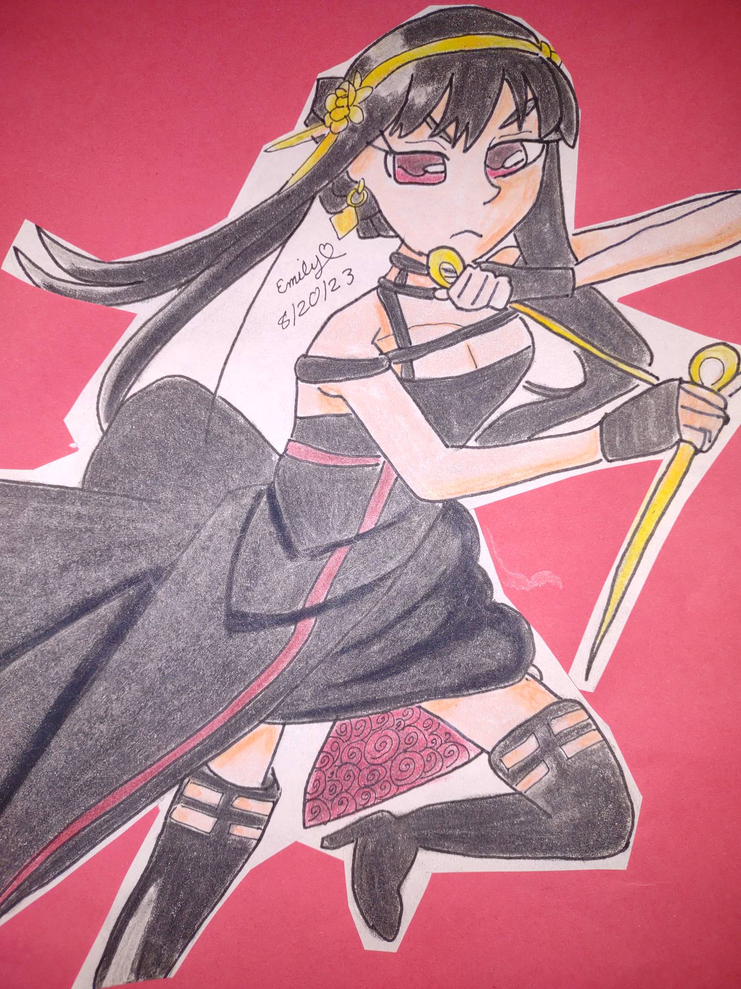 Yor Forger (art project in progress) by FantasytheUnicorn on DeviantArt