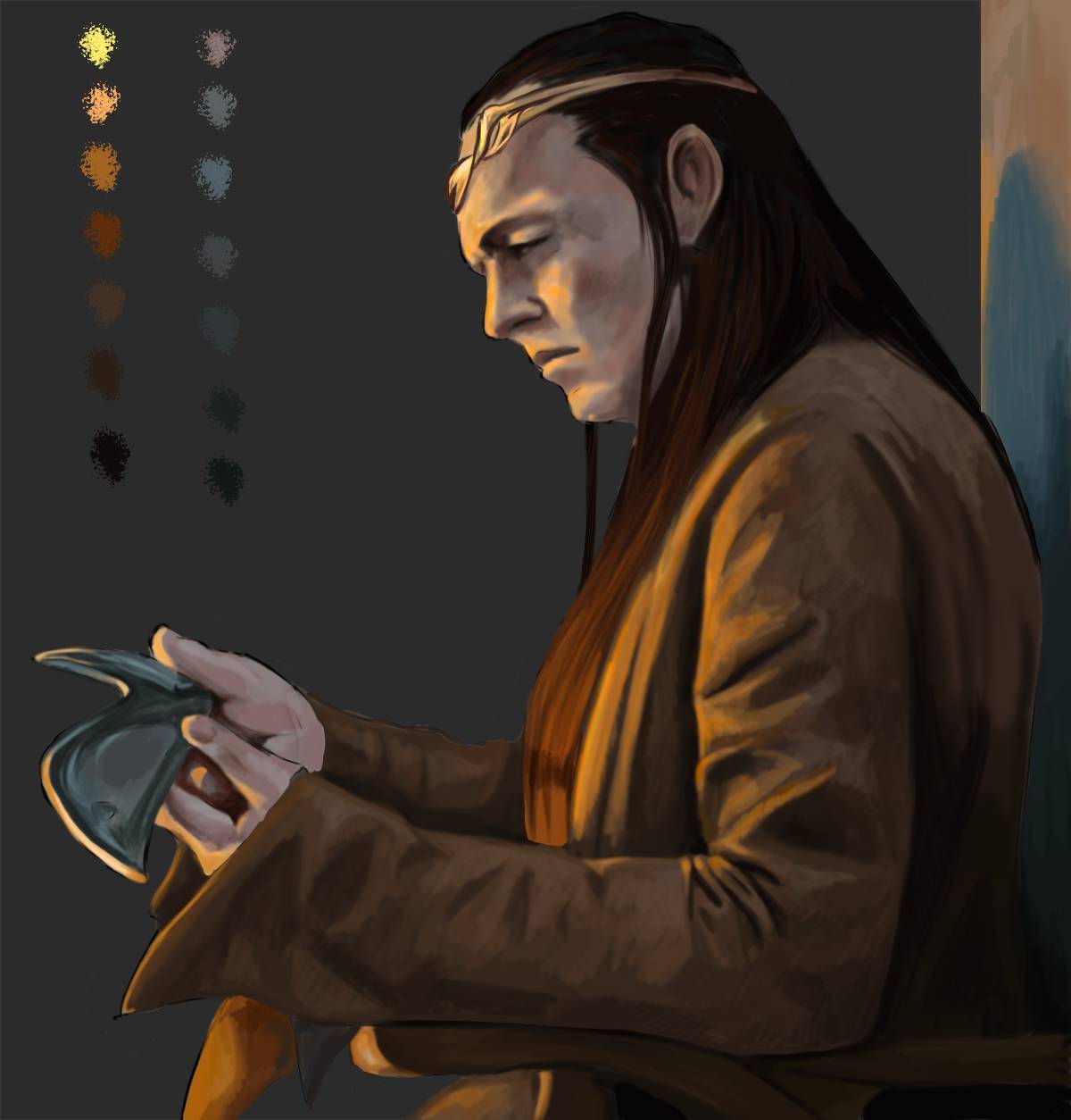 Elron Repaint lord of the rings, Elrond by laslyx on DeviantArt