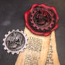 Adeptus Mechanicus purity seal and badge