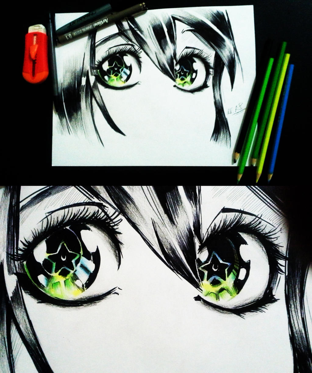 ojos anime ( dibujo tradicional) by AVIARA23 on DeviantArt ojos anime ( dibujo tradicional) by AVIARA23 on DeviantArt