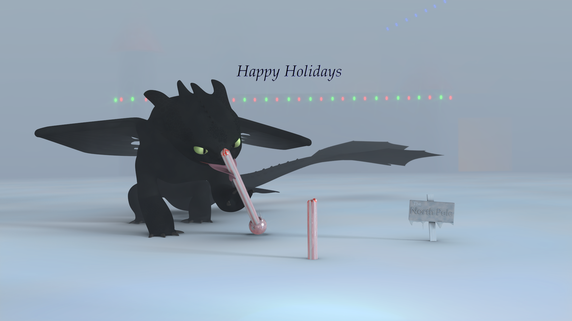 Night Fury at the North Pole