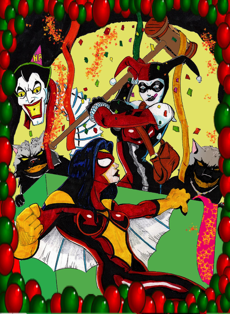 SPIDER WOMAN vs HARLEY QUINN