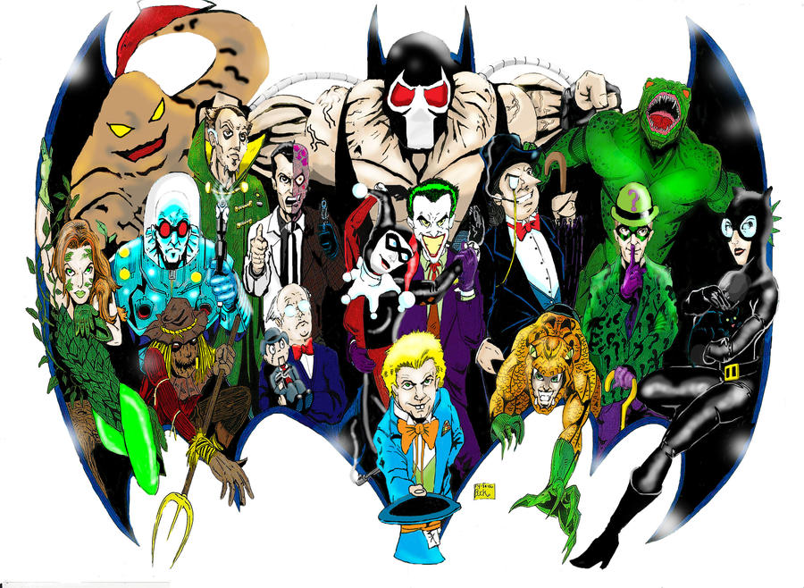 Dc Batman Rouges BATMAN'S ROGUES GALLERY by gagex07 on DeviantArt