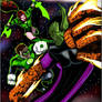 Hal Jordan and Laira vs. Super Skrull