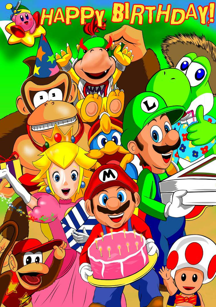 bota Cielo interior Super Mario Birthday Party by gagex07 on DeviantArt