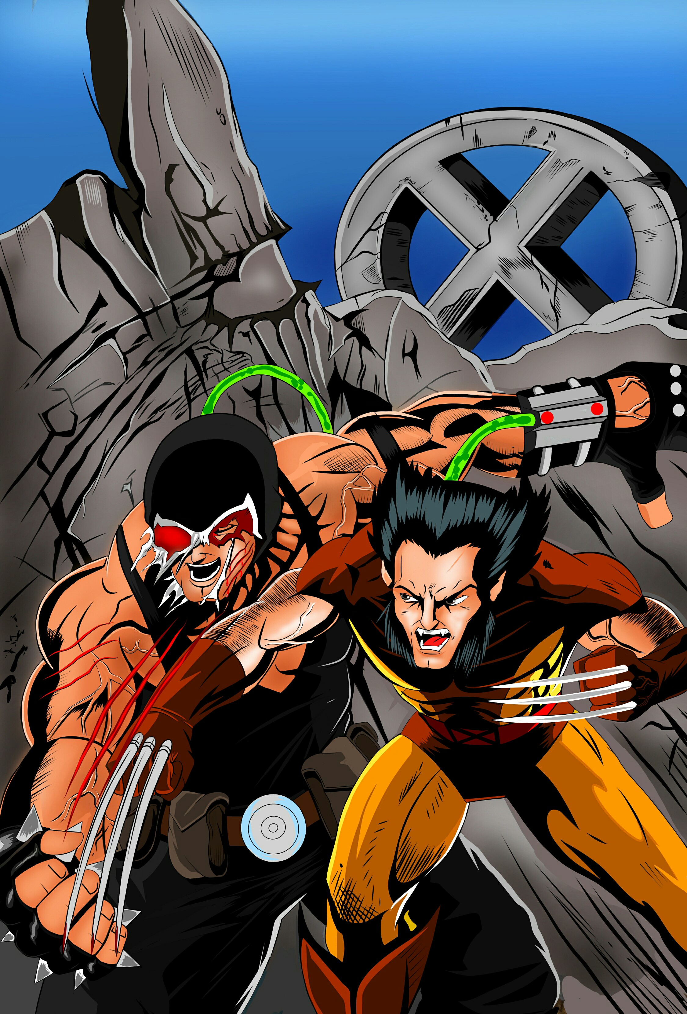 Wolves Bane History Wolverine vs. Bane by gagex07 on DeviantArt