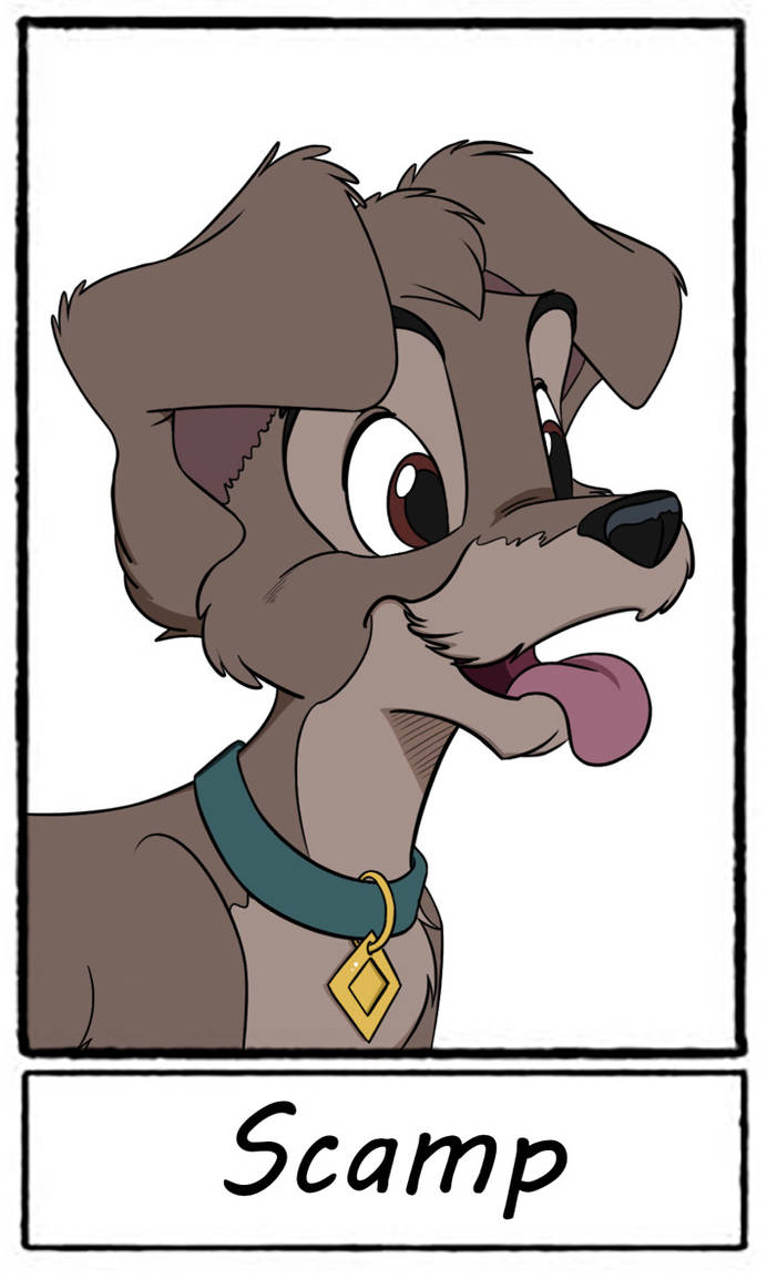 Scamp (Disney) by Kendraws2002 on DeviantArt